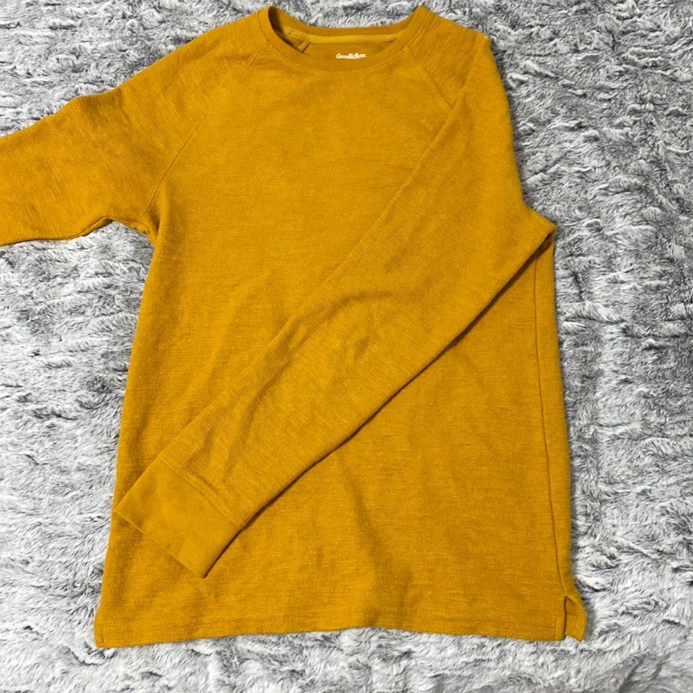 Mustard Yellow- GOODFELLOW- Medium- 55% Cotton/ 45% Polyester